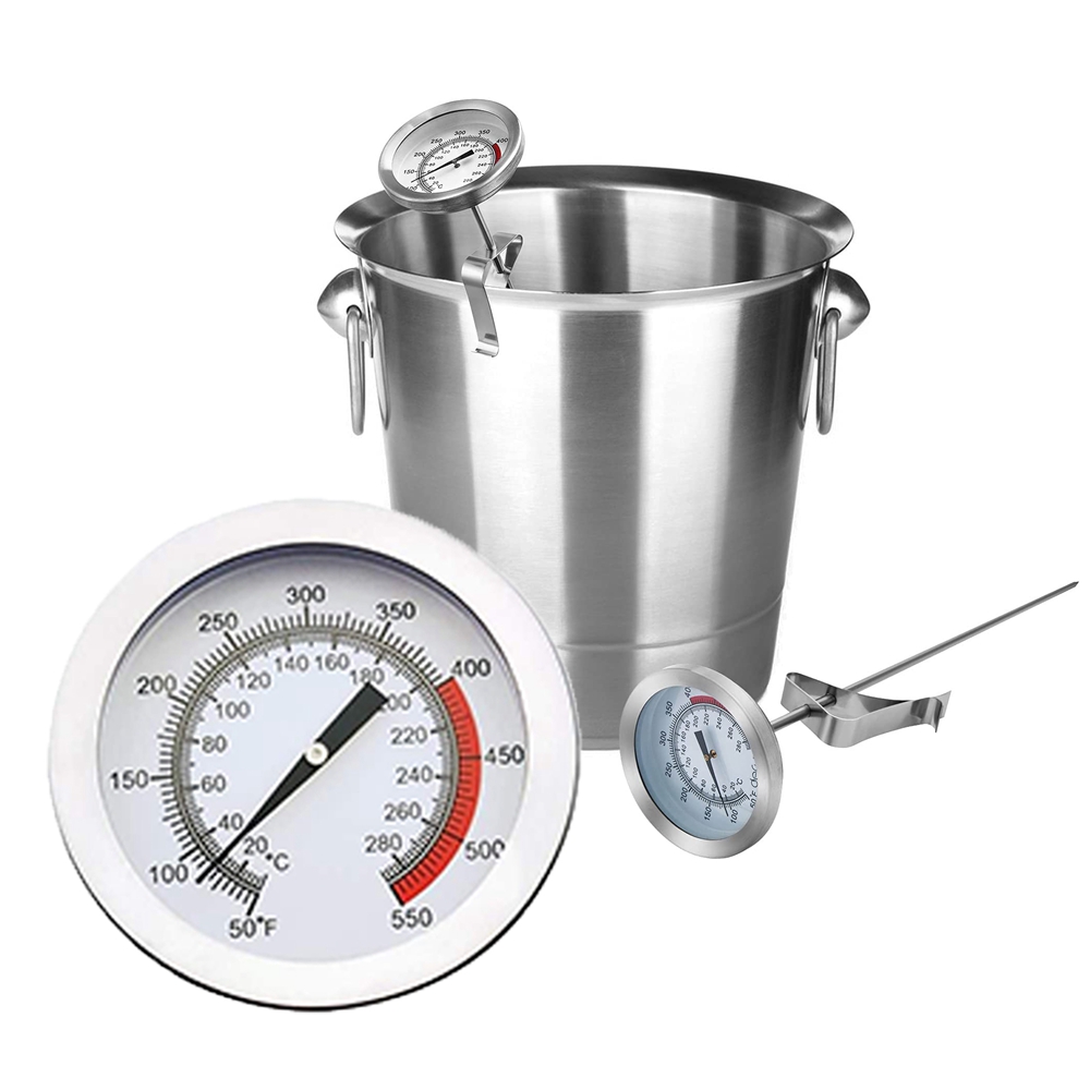 Home Cooking Reading - Edelstahl Sofortlese-Haushaltsthermometer Küchen-Kochthermometer Fleischthermometer BBQ