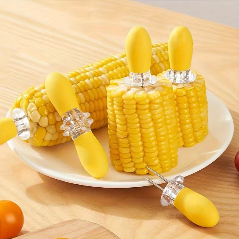 Home Cooking On - 1 Paar Maishalter, Maiskolbenhalter aus Edelstahl,