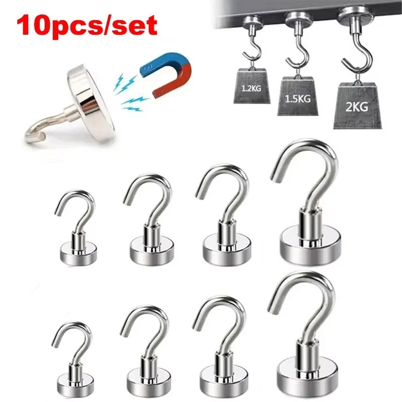Home Cooking Delivery - 10PCS Starke Magnet Haken Mehrzweck Lagerung