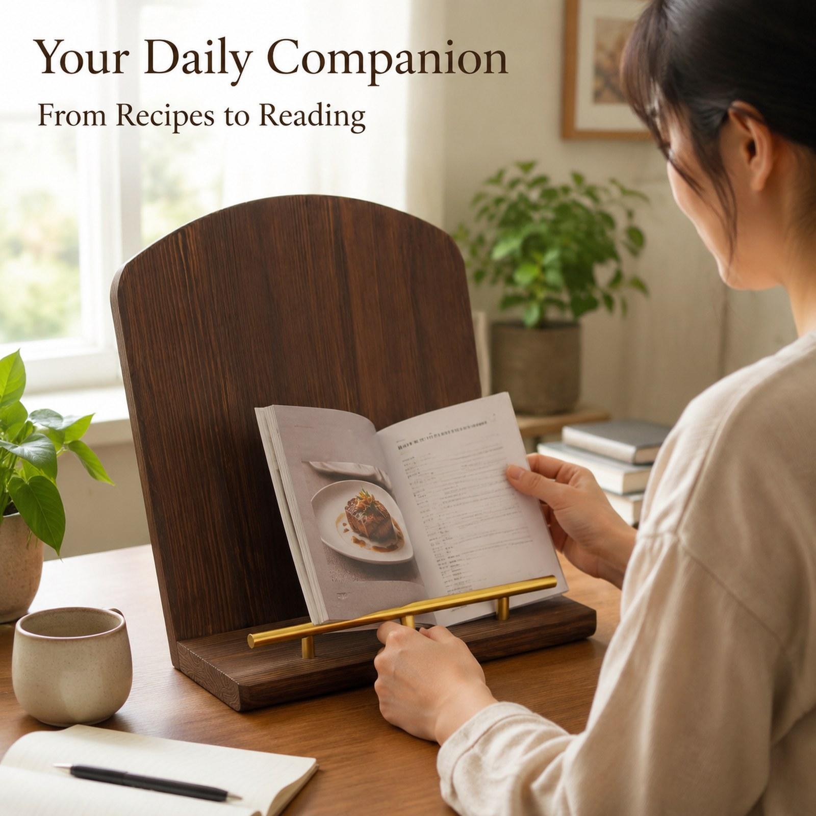 Hölzerner Kochbuchständer Reze – Home Cooking Book Bewertung und Preis