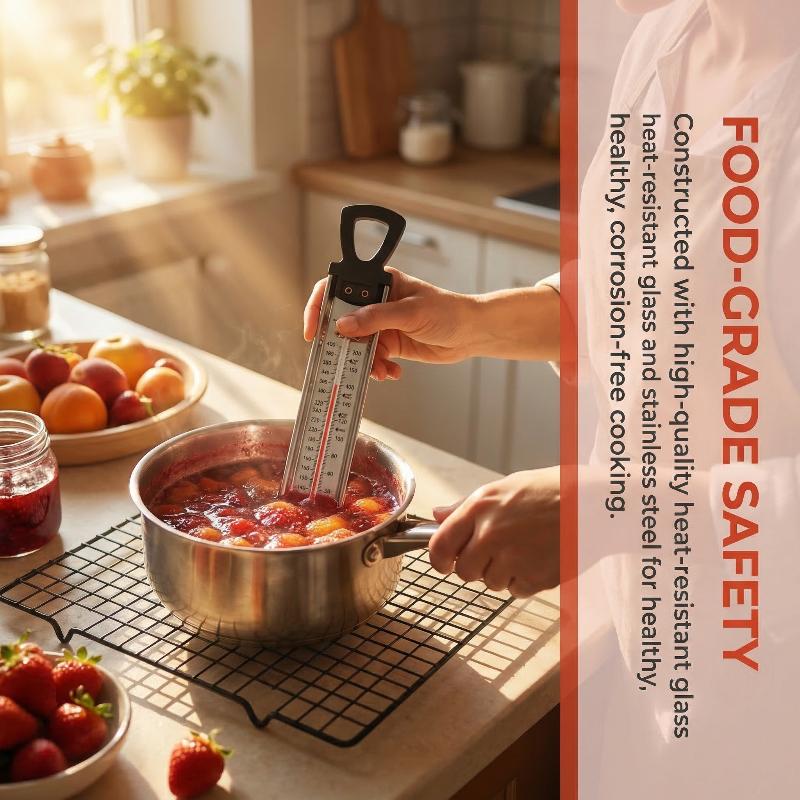 Edelstahl-Süßigkeitenthermomet – Home Cooking Reading Bewertung und Preis