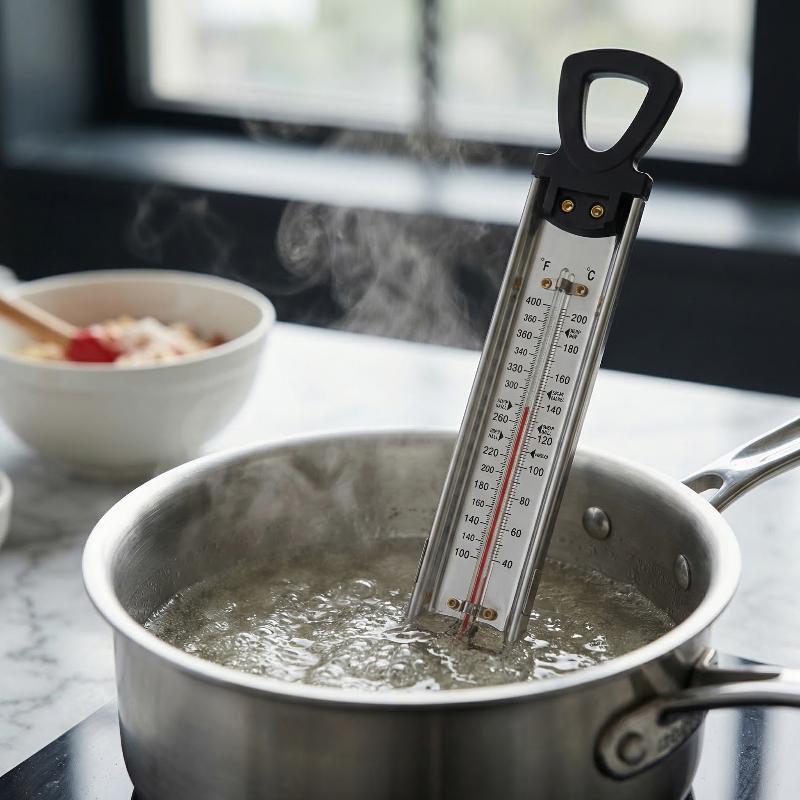 Edelstahl-Süßigkeitenthermomet – Home Cooking Reading Bewertung und Preis