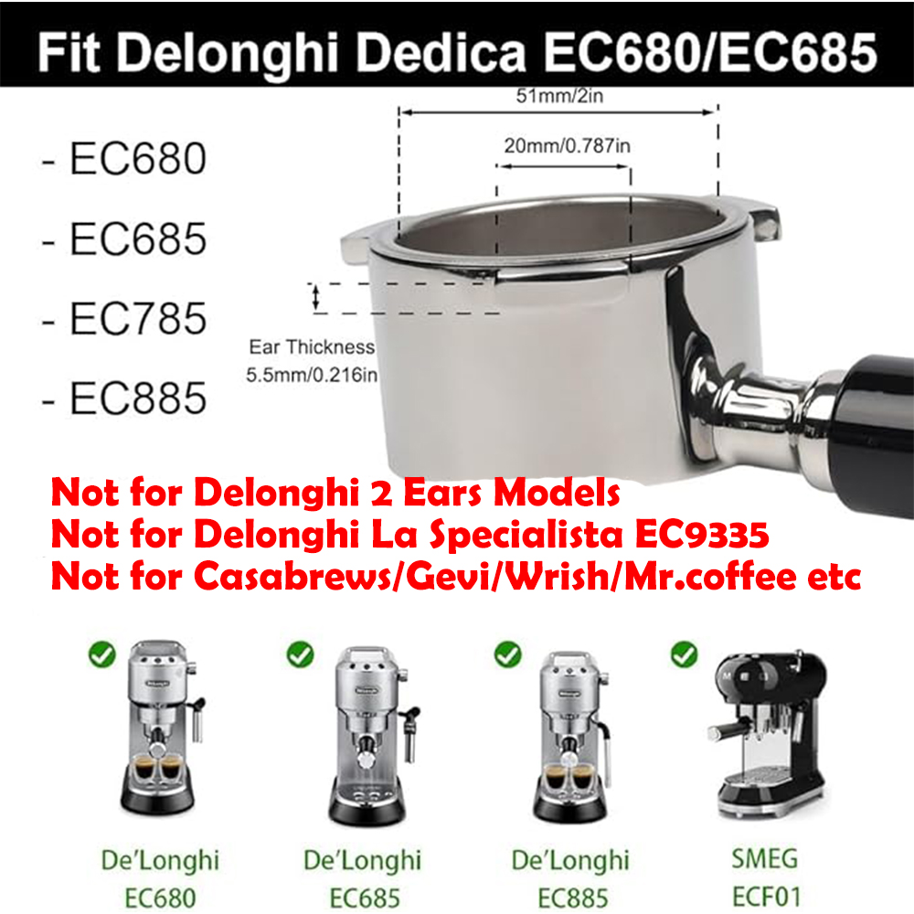 Doppel auslauf 51mm Kaffee Sie – Delonghi Espresso Magnifica Bewertung und Preis