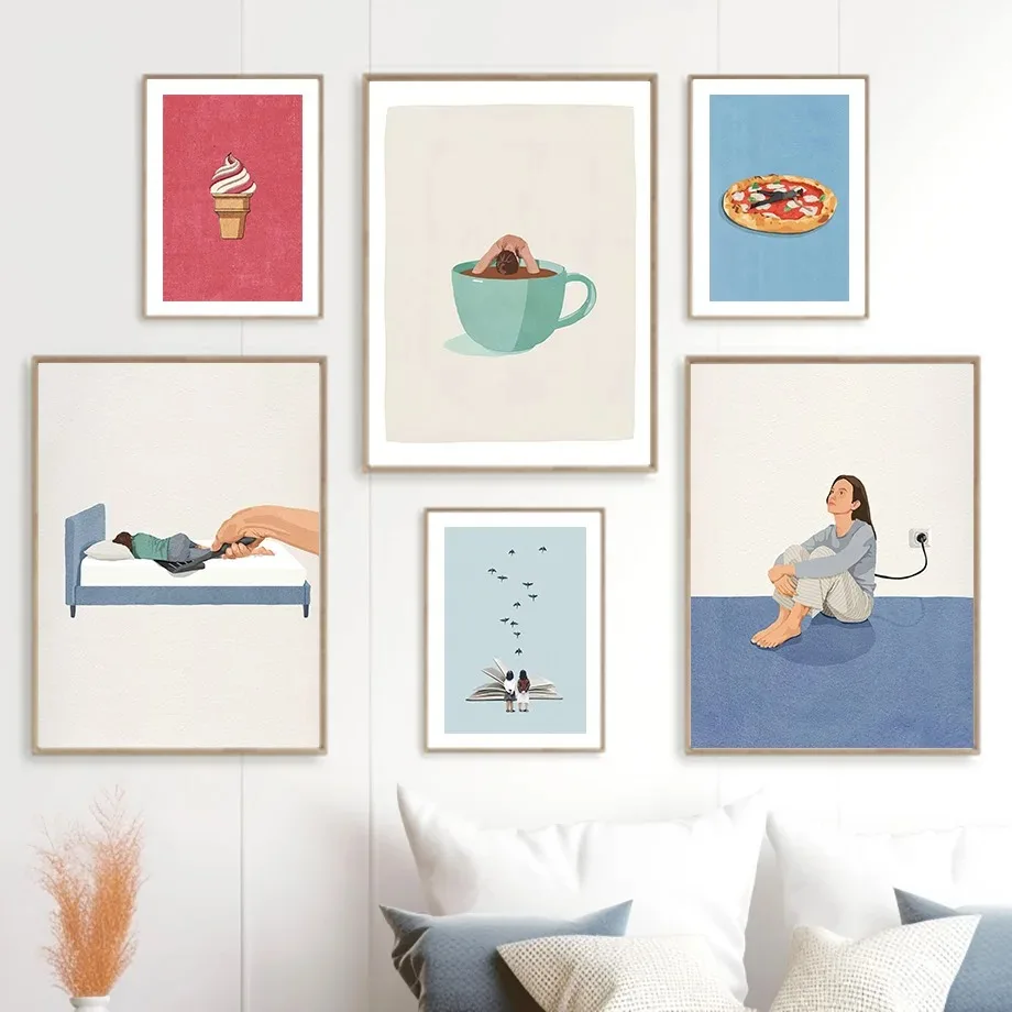 Humorvolle lustige Poster mit  – Home Cooking Reading Bewertung und Preis