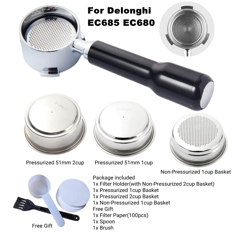 51mm Kaffee Boden Siebträger F – Delonghi Espresso Magnifica Bewertung und Preis